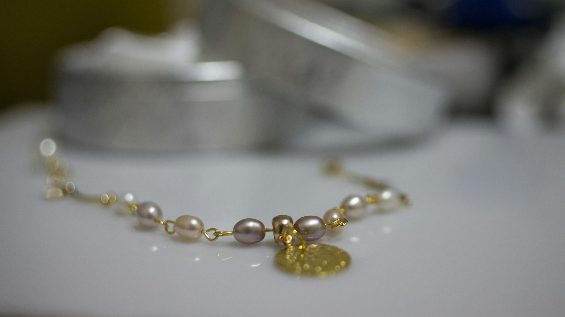 Bransoletka z diamentami